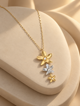 Triple Blossom Necklace