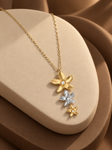 Triple Blossom Necklace