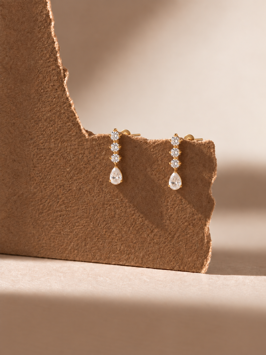 Crystal Drop Studs