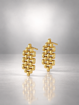 Block Textured Drop Earrings