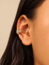Pearl Crown Earcuff