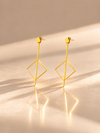 Geometric Angle Dangle Earrings