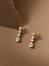 Crystal Drop Studs