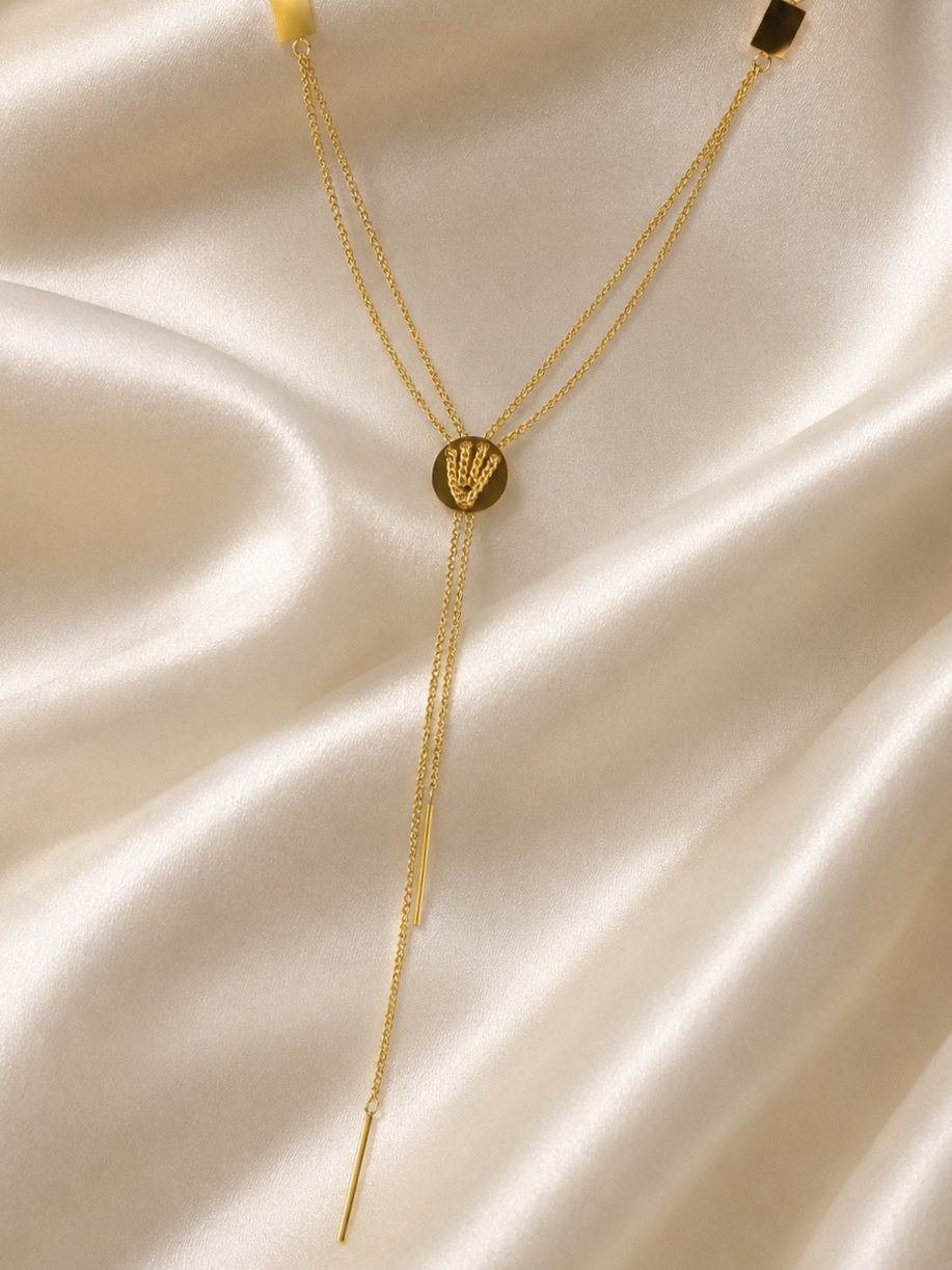 Aura Tassel Y-Necklace