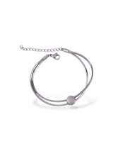 Elegant Silver Dewdrop Cluster Bracelet for Daily Wear