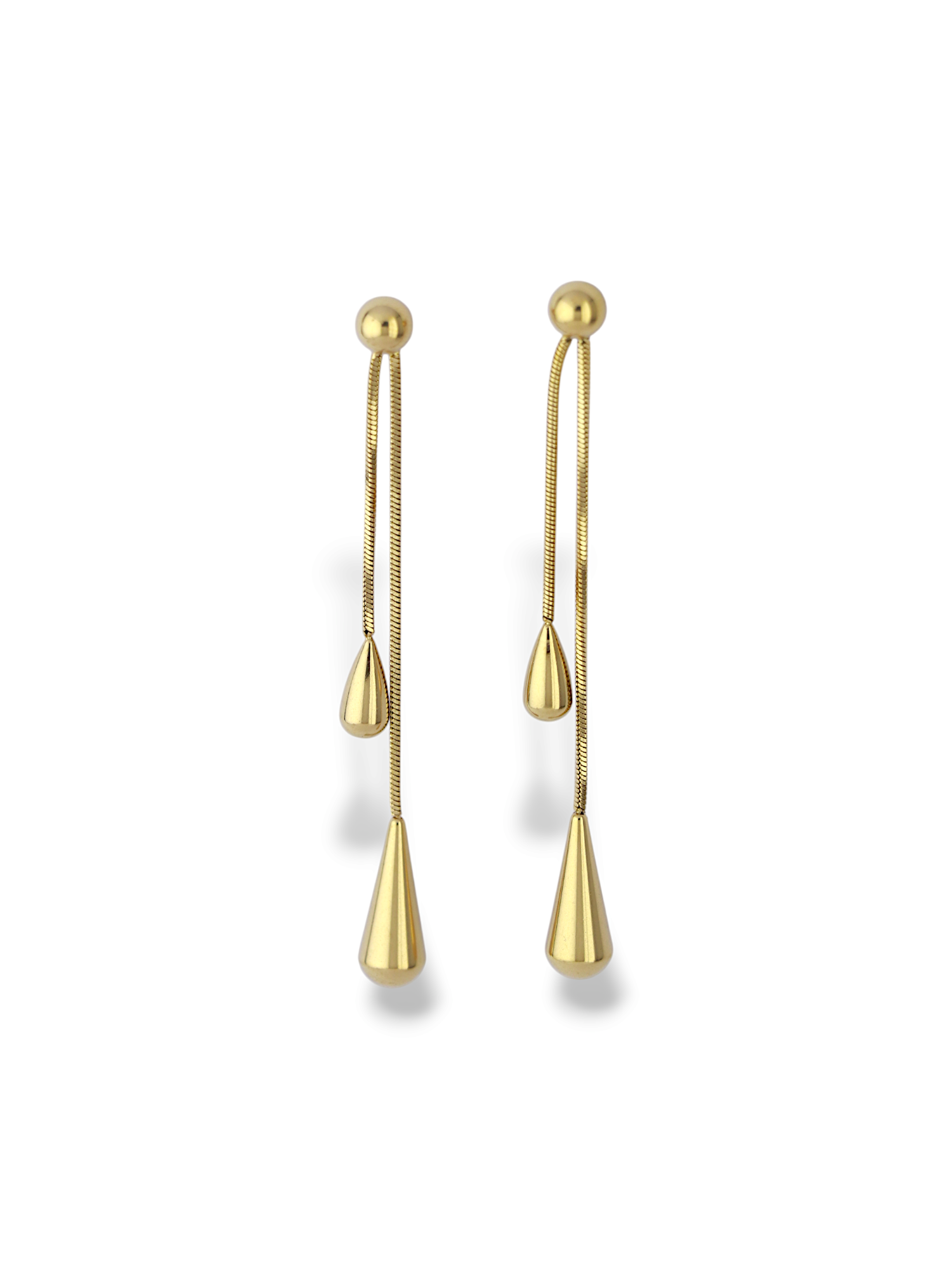 Elegant Silver Drop Earrings Beautiful Glow