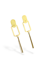 Modern Gold Geo Dangle Earrings