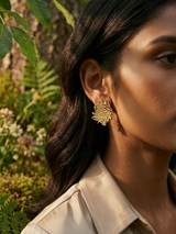 Textured Stud Earrings with Soft Modern Shine