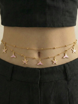 Feminine Starfish Mermaid Waist Chain