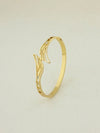 Gilded Plume Bangle