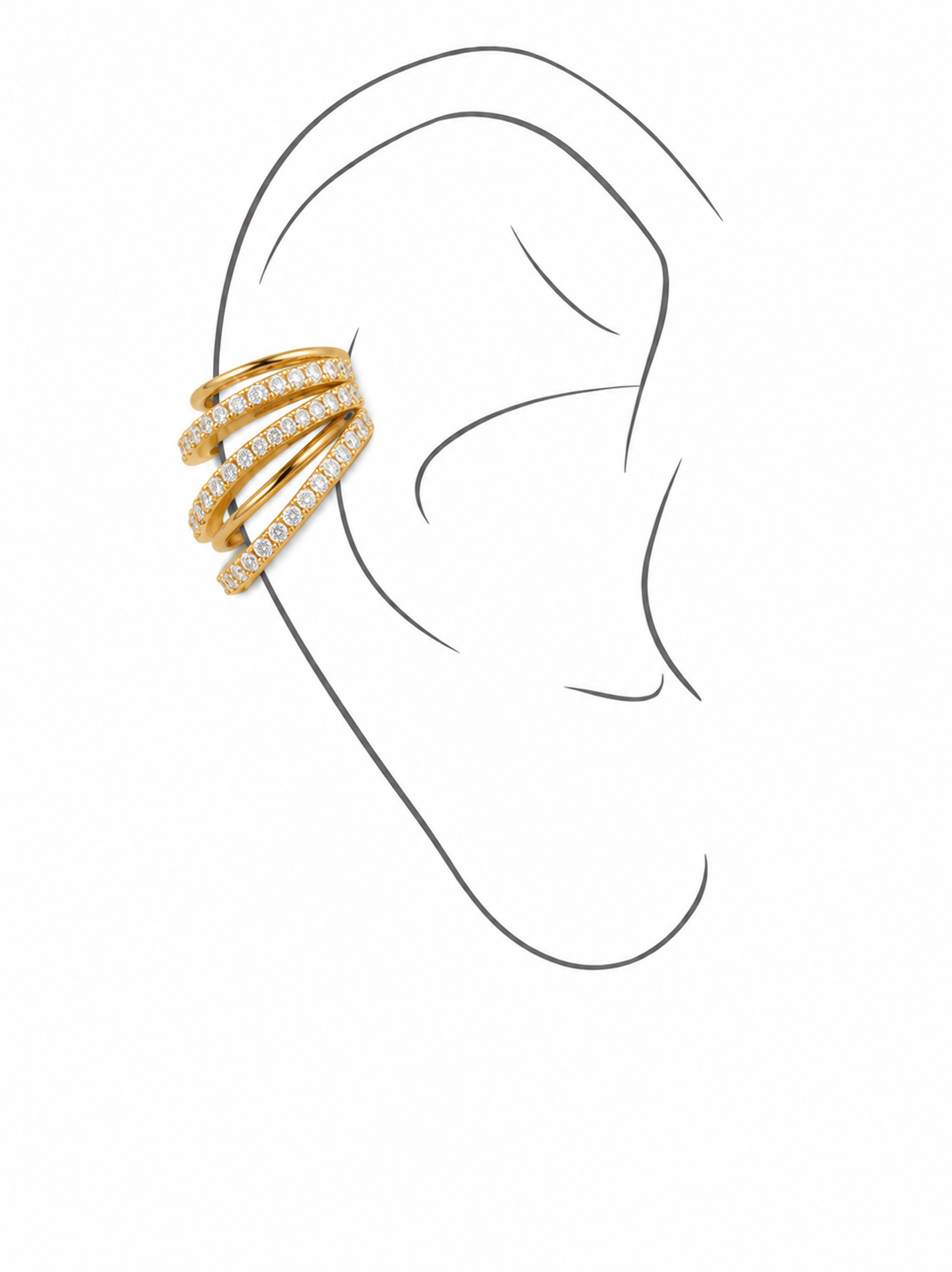 Ripple Earcuff