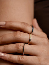 Interlinked Two Tone Ring