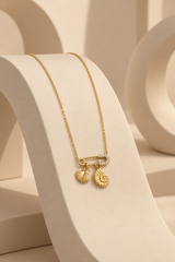 Safetypin Charm Necklace