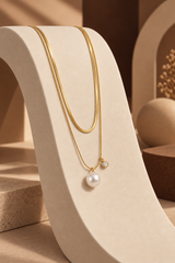 Lumi Pearl Layered Necklace