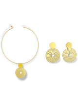 Spiral Coin Jewelry Set