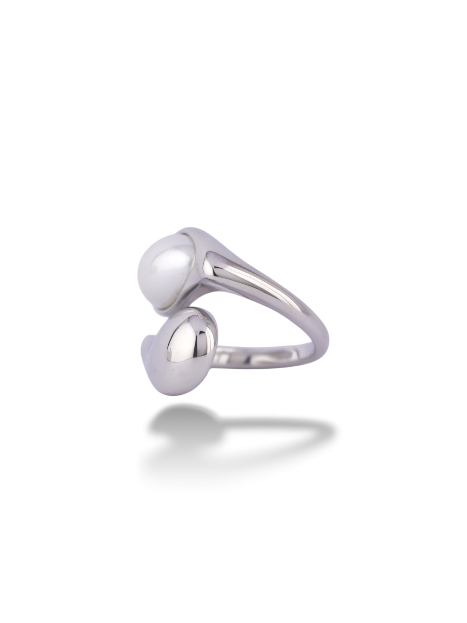 Loving Wrap Pearl & Gold Adjustable Ring