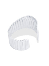 Elegant Silver Seraph Cuff Bracelet with Shiny Look