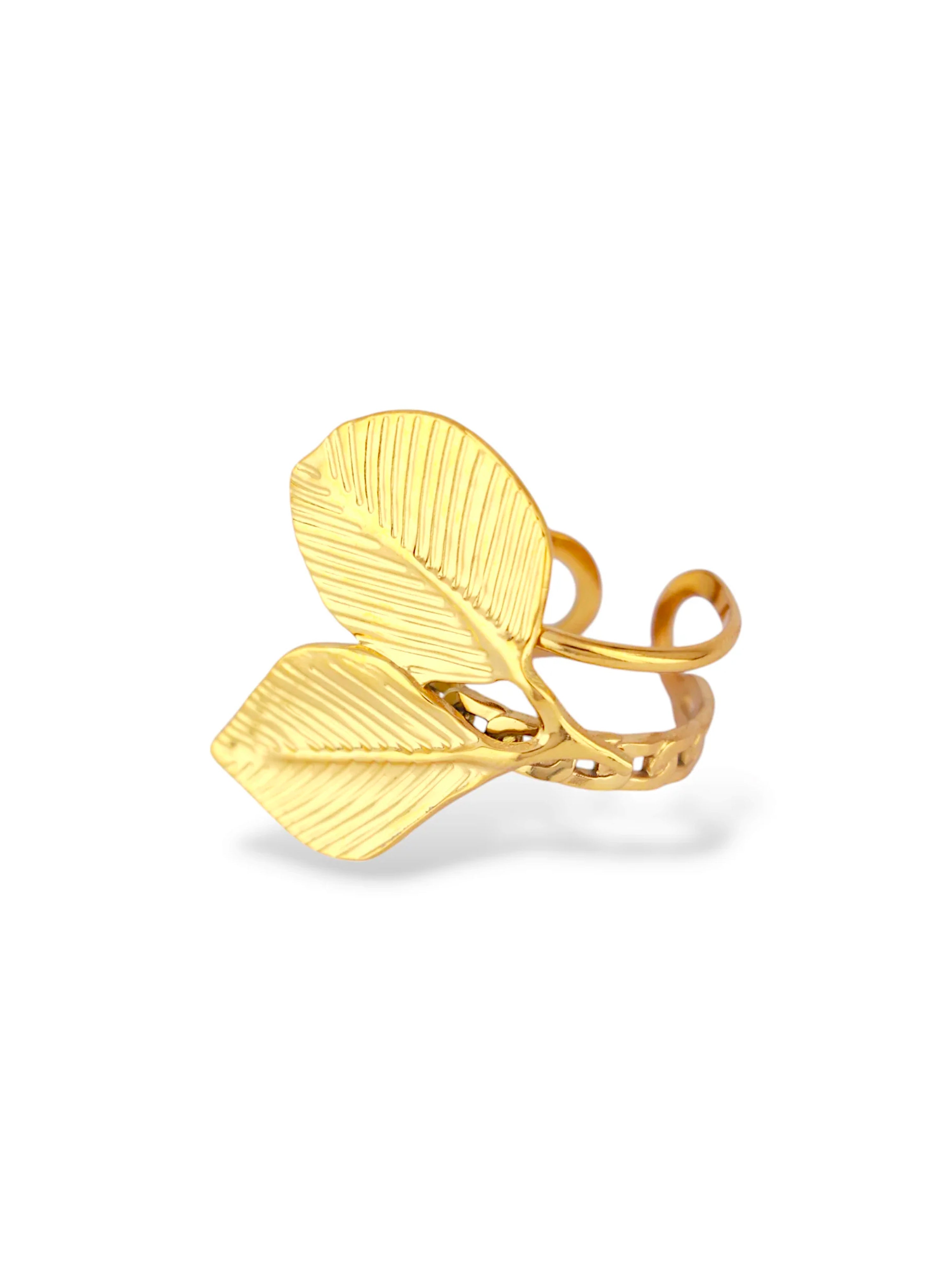 Gold Leaf Ring