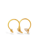 Golden Solstice Ring with a Modern Sun Design