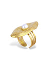 Classic Round Pearl Ring