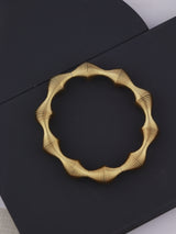 Gold Plated Gilded Veil Cuff Wavy Bangle for Women