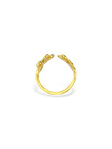Soft Bloom Petal Open Ring