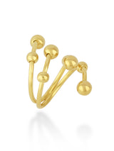 Golden Drop Open Ring