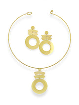 Geometric Circle Bar Jewelry Set