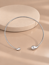 Teardrop Open Collar Necklace