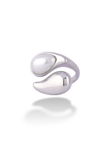 Loving Wrap Pearl & Gold Adjustable Ring