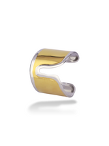 Elegant Quadruple Golden Cuff Bangle