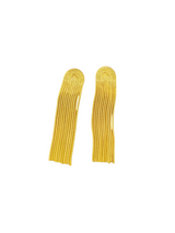 Soft Wave Gold Chain Drop Earrings