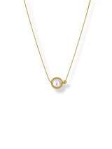 Classy Gold Plated Pearl Necklace for Women