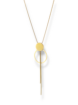 Elegant Gold Geometric Hoop & Tassel Jewelry Set