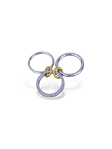 Connected Circle Triple Ring