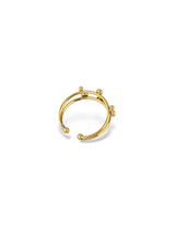 Pearl Ova Open Ring