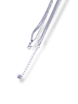 Stylish Gold Layered Chain Necklace with Round Bead