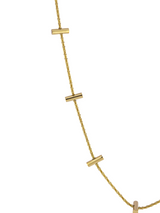 Skylite Gold Plated Elegant Layer Necklace for Women