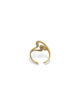 Ivory Pearl Wave Ring