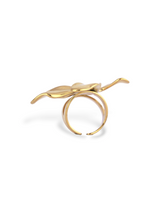 Petal Royale Gold Flower Adjustable Ring for Women
