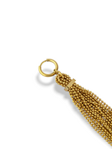 Elegant Gold Fringe Drop Earrings with Soft Flowing Chains