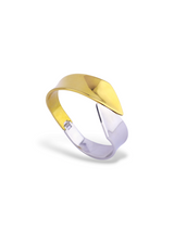 Unique Gold and Silver Mixed Metal Vinea Duo Band