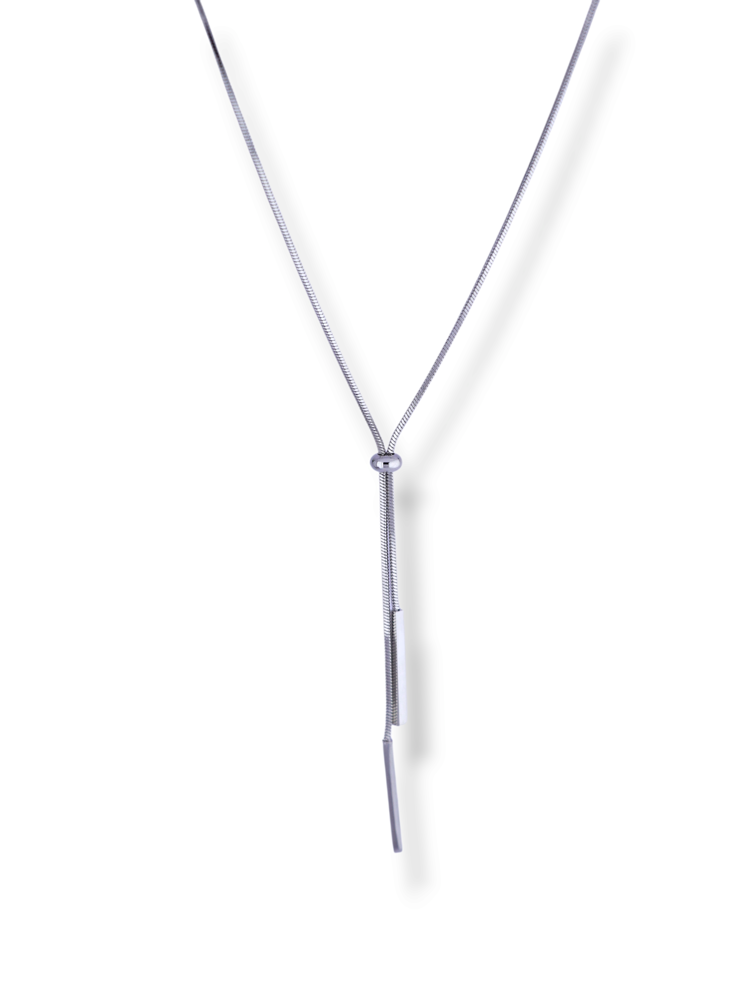 Lariat Bar Pendant Necklace
