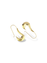 Curved Horn Dangle Earrings