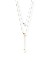 Purple Bead Pendant Necklace