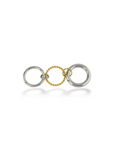 Interlocking Triple Band Ring