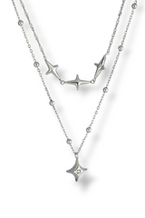 Moontrace Gold Plated Elegant Star Pendant Necklace for Women