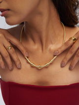 Undulating Ribbed Choker