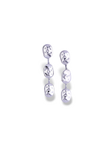 Elegant Silver Teardrop Pendant and Earring Set