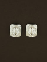 Vintage Square Stud Earrings
